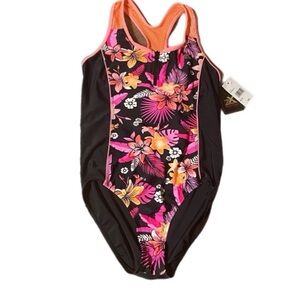 Zeroxposur Seashell One Piece Swim Suit G Plus Size XL 16 Hawaiian Beach New